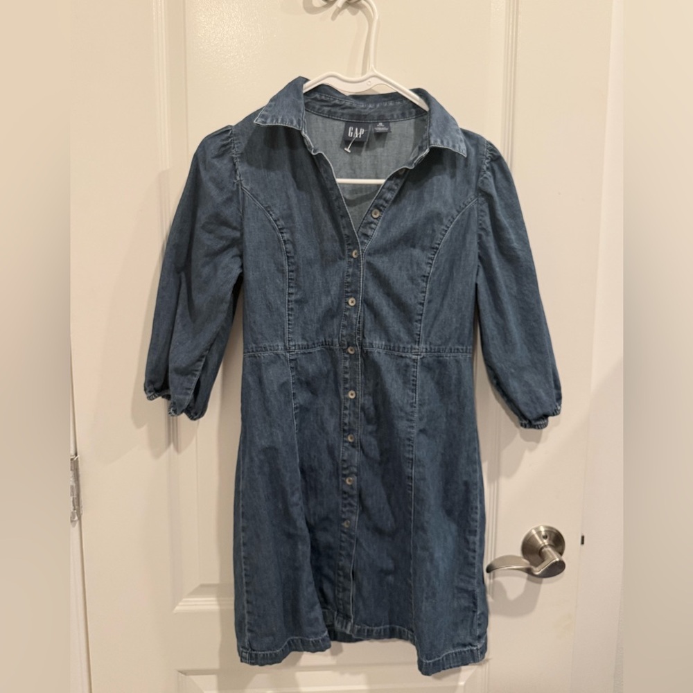 Gap denim mini dress